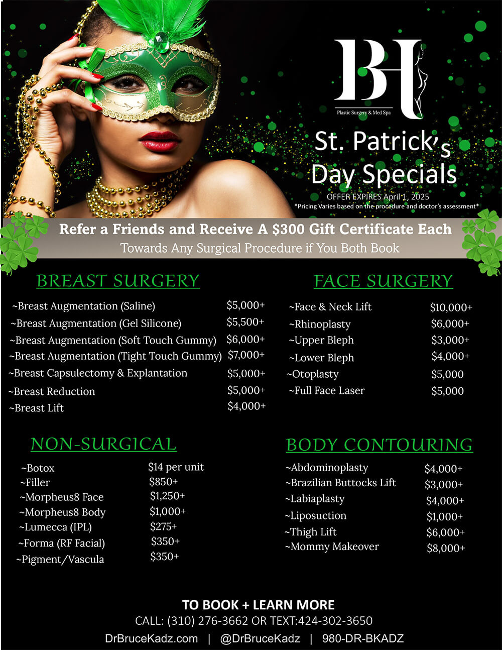 March monthly specials