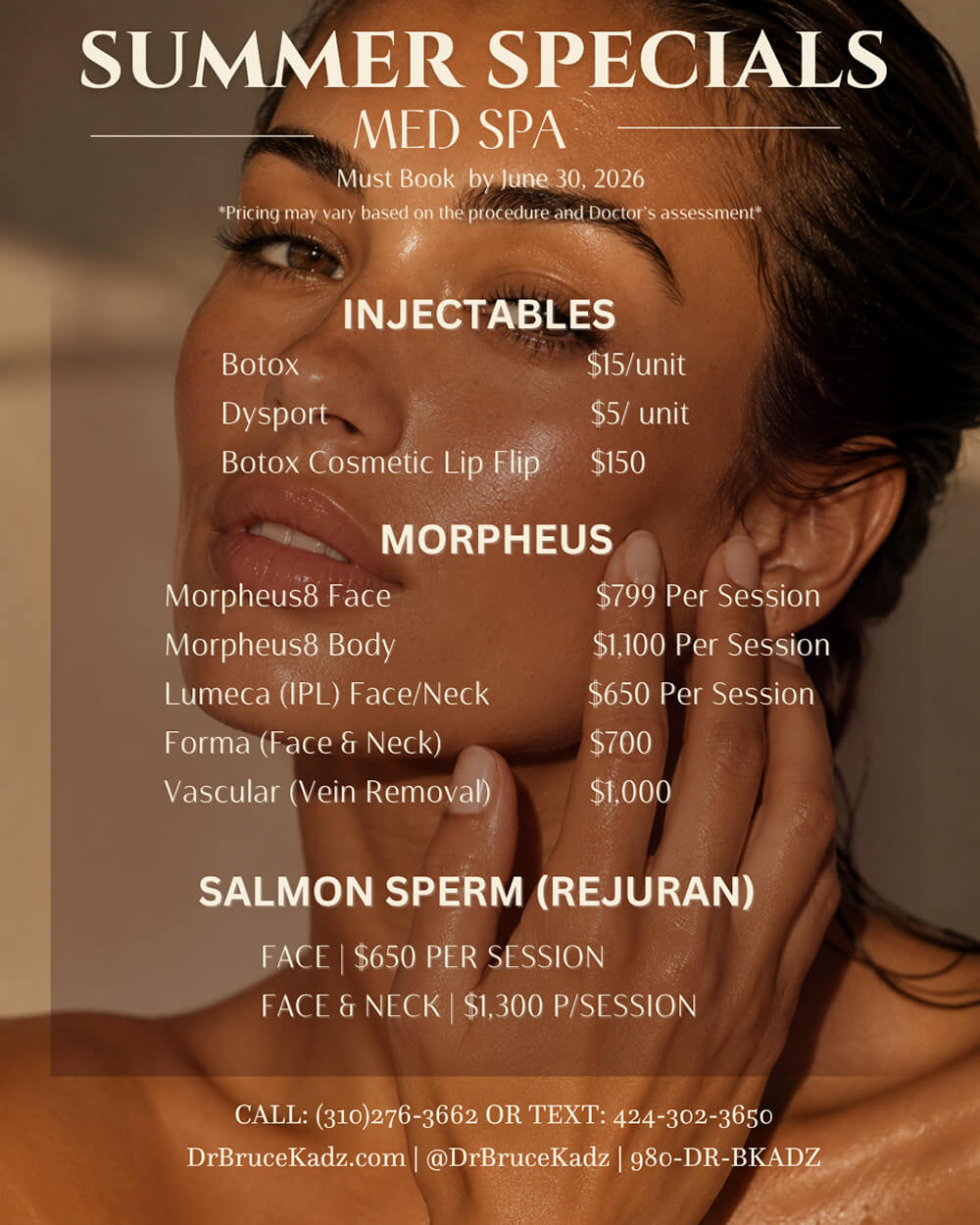 June monthly medspa specials