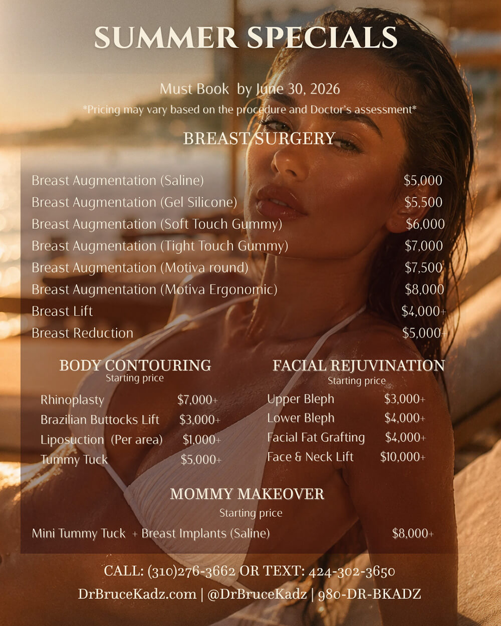 June monthly surgical specials