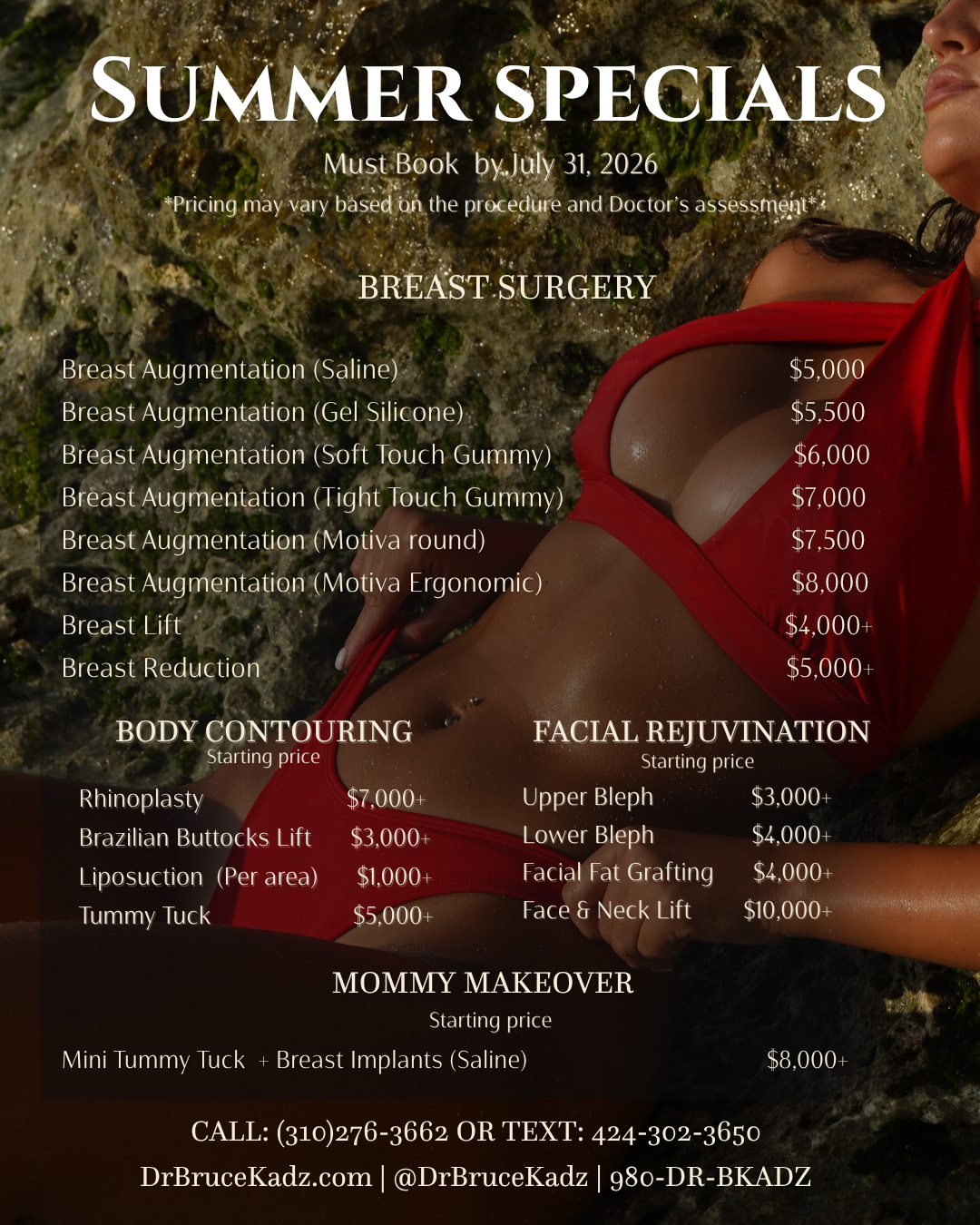 Dr. Kadz Summer Specials 2026