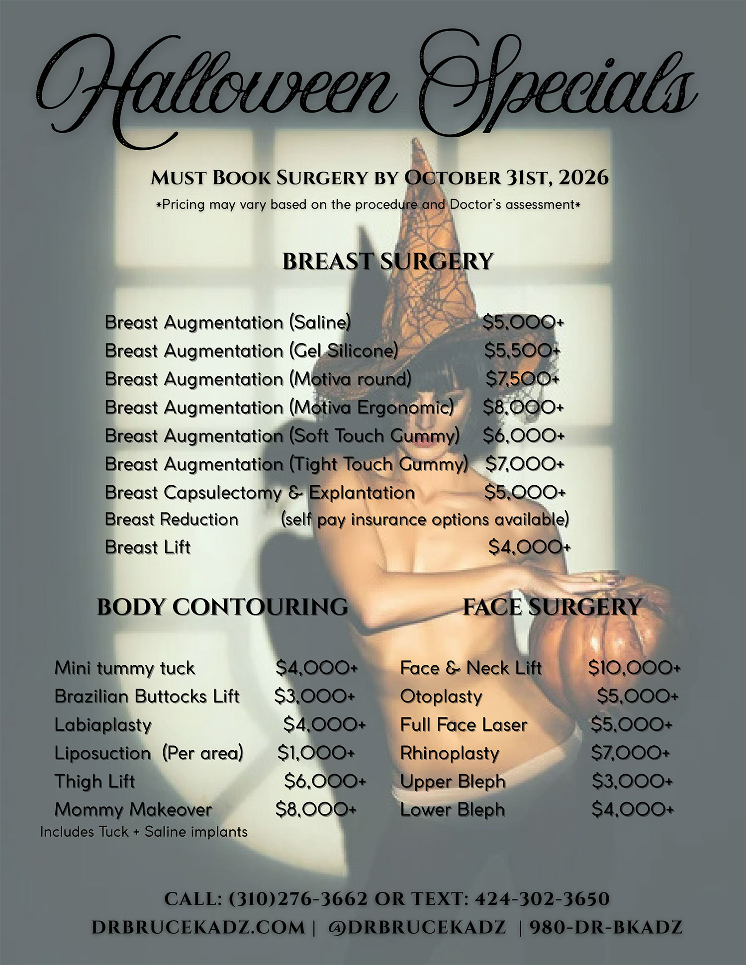 October Specials
